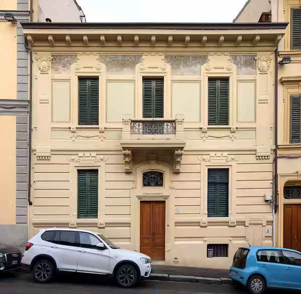 Via vincenzo monti 10-12, villino giusti, di ugo chiti, 1909, 01.jpg