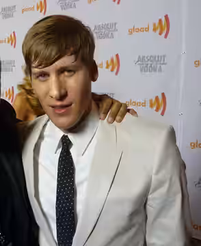 Screenwriter Dustin Lance Black at 2010 GLAAD Media Awards.
