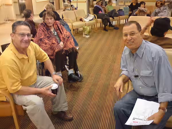 Ron Nachman and Ron Ben-Yishai (right to left) (2010)