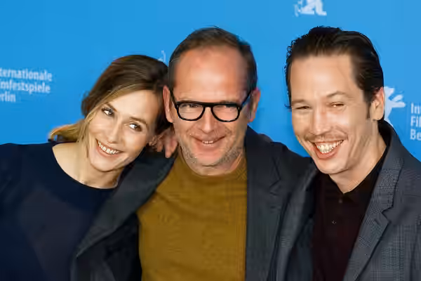 Cécile de France, Étienne Comar und Reda Kateb beim Photo Call zu Django bei der Berlinale 2017