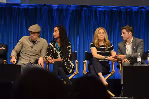 Dax Shepard, Joy Bryant, Erika Christensen and Sam Jaeger at PaleyFest, March 7, 2013