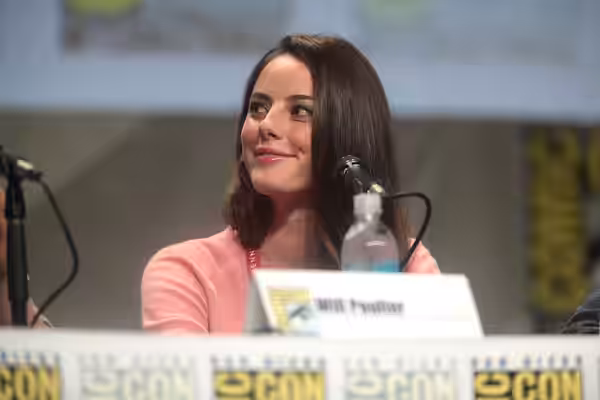 Kaya Scodelario speaking at the 2014 San Diego Comic Con International, for "The Maze Runner", at the San Diego Convention Center in San Diego, California. Plea