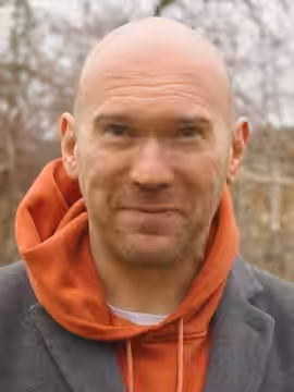Actor Alex Macqueen in 2024.