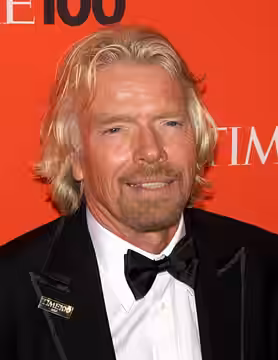 Industrialist Richard Branson at the Time 100 Gala, May 3, 2010. Photo by David Shankbone. This photos is licensed under the Attribution 3.0 license, which mean