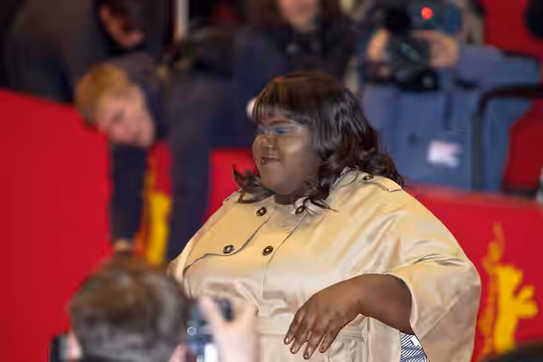 Actress Gabourey Sidibe at the premiere of her film "Yelling To The Sky" (2011)