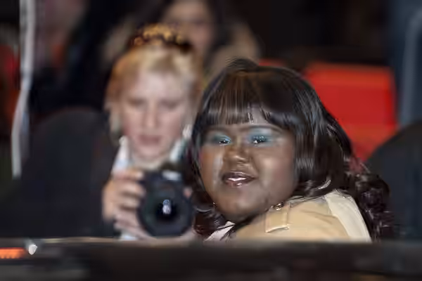 Actress Gabourey Sidibe at the premiere of her film "Yelling To The Sky". (2011)