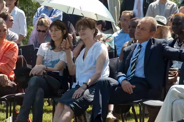 Inauguration of Jardin Serge-Gainsbourg, Paris, 8 July 2010.