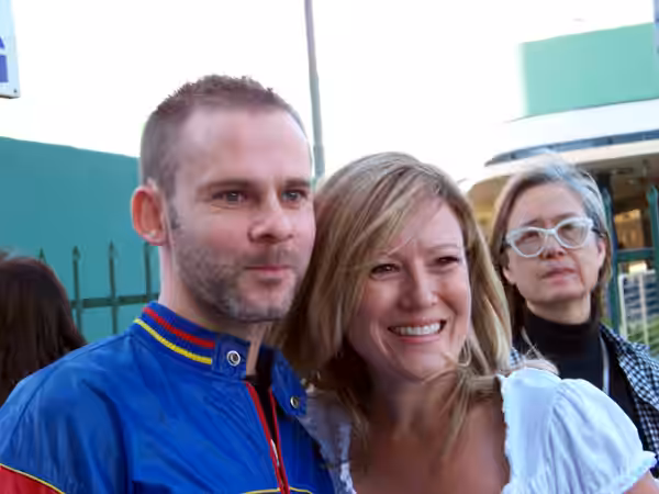 Random Dominic Monaghan encounter as we waited in the GA line for the Keane gig. (2009)