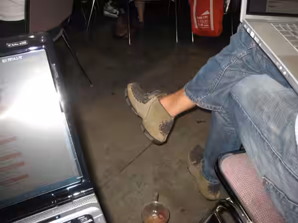 Jeff Lieber's shoes (2008)