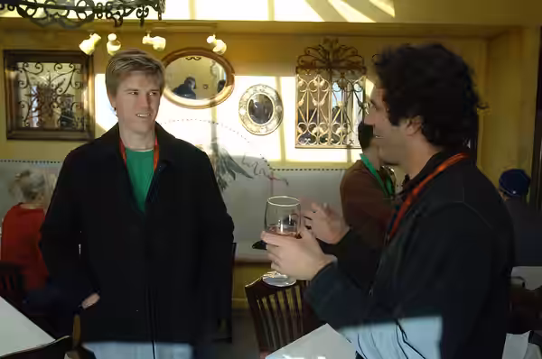 Jeremy Coon and Jeffrey Blitz at Sundance Film Festival 2007.