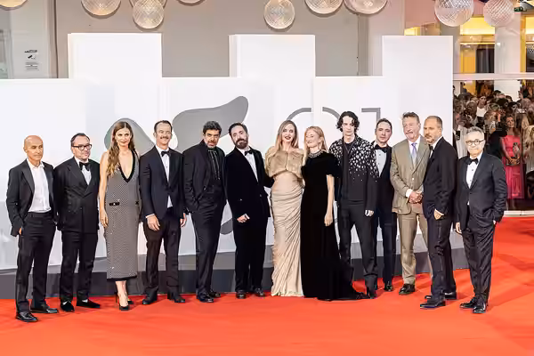 Cast and crew of the movie Maria at the 81st Venice International Film Festival (2024)