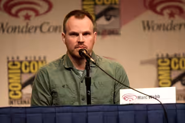 Marc Webb speaking at the 2012 WonderCon in Anaheim, California. Please attribute to Gage Skidmore if used elsewhere.
