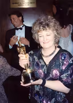 Oscar winner Brenda Fricker at the 62nd Annual Academy Awards. (1990)