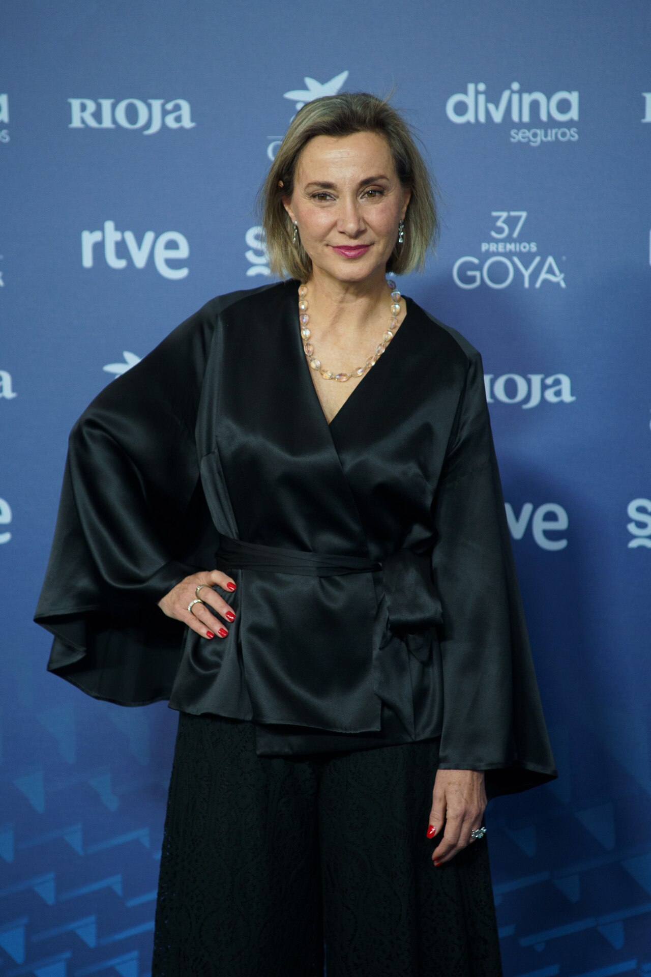Sonia Almarcha en la alfombra roja de los premios Goya 2023 celebrados en Sevilla