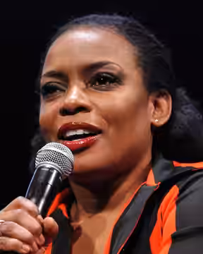 The CBC's Matt Galloway hosts an In Conversation with "The Book of Negroes" author Lawrence Hill, co-writer/director Clement Virgo and star Aunjanue Ellis at TI (2015)