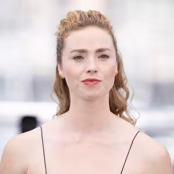 Actress Freya Mavor at the 2025 Cannes Film Festival