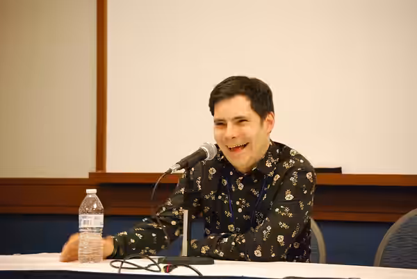 Michael Fielding at the Paradise City Comic Con in 2018