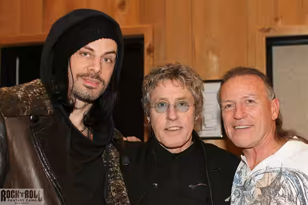 Richie Kotzen and Roger Daltrey at Rock n Roll Fantasy Camp 2011