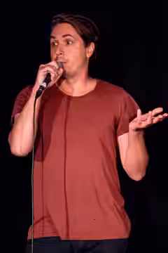 Joe Thomas, comedian, at the 2024 Edinburgh Festival Fringe in Edinburgh, Scotland.
