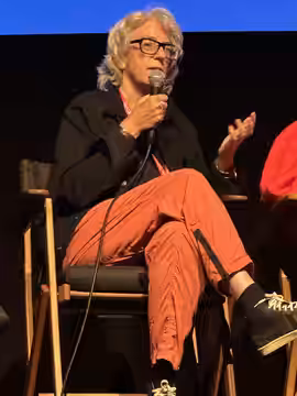 Joslyn Barnes, producer and screenwriter, at the 2024 Telluride Film Festival at a Q&amp;A after a screening of the movie, Nickel Boys.
