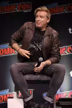 Rhys Darby at the Our Flag Means Death Panel at New York Comic Con 2023