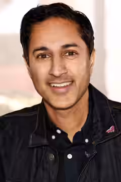 Actor and author Maulik Pancholy at the 2019 Texas Book Festival in Austin, Texas, United States.