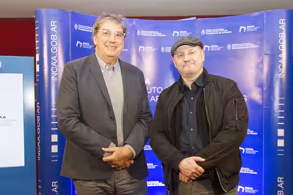Buenos Aires, 7 de Junio de 2019.- Función accesible de "El cuento de las comadrejas" presentada por su director, Juan José Camapanella Foto: Soledad Amarilla /