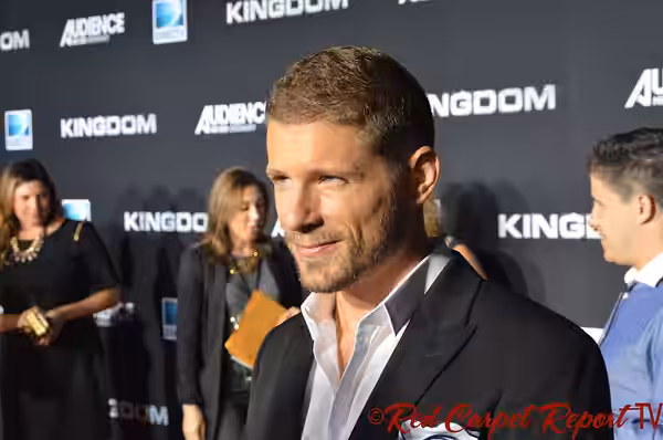 Matt Lauria at the DIRECT TV series premiere of "Kingdom" on October 1, 2014