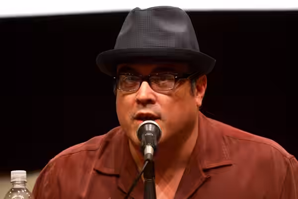 David Zayas speaking at the 2013 San Diego Comic Con International, for "Dexter", at the San Diego Convention Center in San Diego, California. Please attribute 