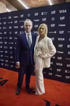 John Crowley and Fiona Weir at the 2024 Toronto International Film Festival "We Live In Time" Premiere