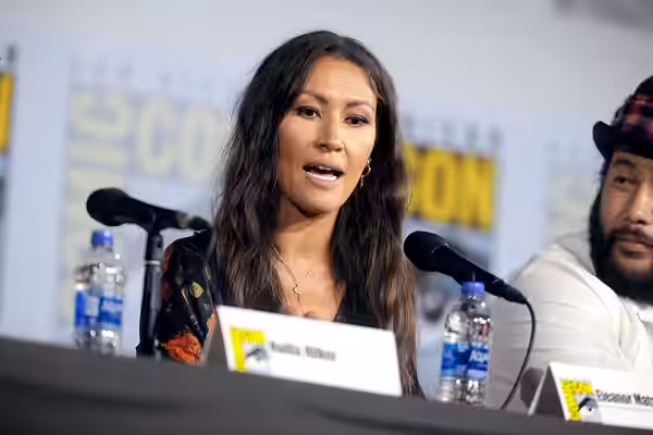 Eleanor Matsuura speaking at the 2019 San Diego Comic Con International, for "The Walking Dead", at the San Diego Convention Center in San Diego, California. Pl