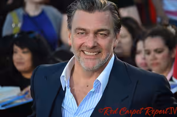 Ray Stevenson at the film premiere of "Divergent" in California on March 18, 2014