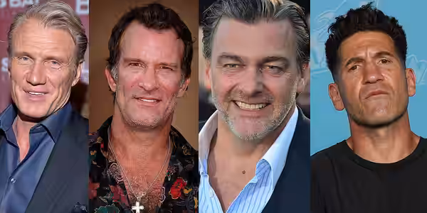 The actors that have portrayed the Punisher from Marvel Comics in live-action: Dolph Lundgren, Thomas Jane, Ray Stevenson, and Jon Bernthal (2025)
