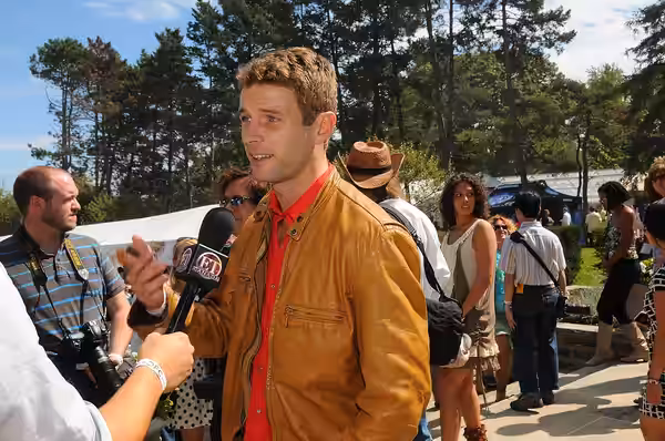 Actor Sebastian Pigott (Being Erica) at the Canadian Film Centre (CFC) Annual BBQ held on Sept. 11, 2011 in Toronto, Ontario in celebration of Canadian Talent a (2010)