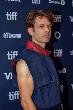Sebastian Pigott, actor, at the 2024 Toronto International Film Festival (TIFF) for the movie The Order. (2021)