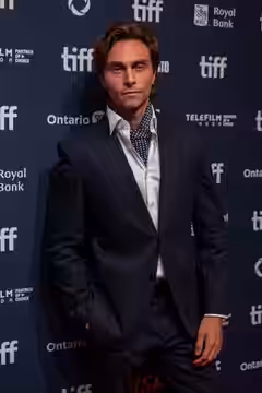 Matias Lucas, actor, at the 2024 Toronto International Film Festival (TIFF) for the movie The Order. (2021)