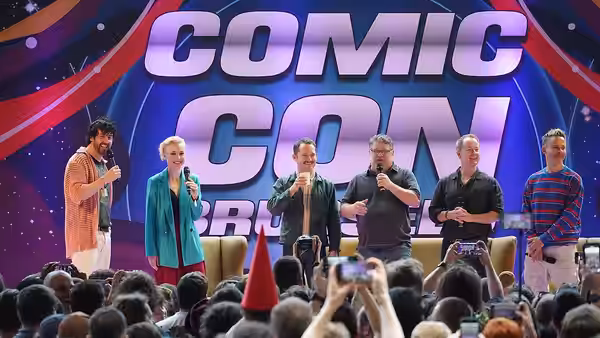 Author : @Kiri Karma Day 2 - The Comiccon - Comiccon Brussels 2024 - Spring Q &amp; A Elijah Wood, Dominic Monaghan, Sean Astin et Billy Boyd Elijah Wood aka Fr