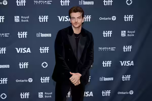 Jonno Davies, actor, at the 2024 Toronto International Film Festival (TIFF) for the movie Better Man.