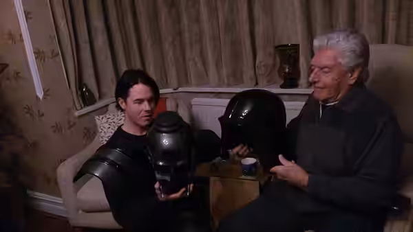 David Prowse (Darth Vader) with long time friend/musician Jayce Lewis. (2014)
