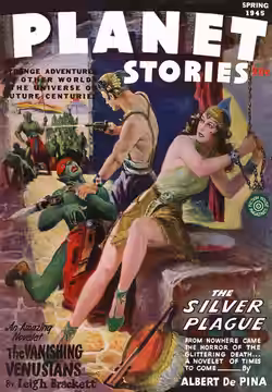 Cover of Planet Stories, Spring 1945