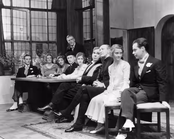 Photograph of the cast of George Bernard Shaw's Getting Married, produced by the Theatre Guild (1931)