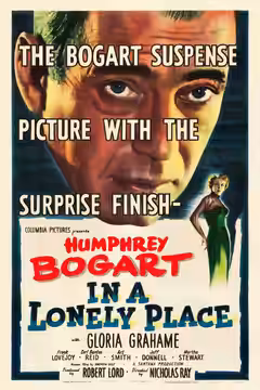 Theatrical release poster for the 1950 film In a Lonely Place
