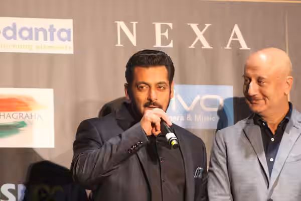 Salman Khan, Anupam Kher - IIFA 2017 Day 1 - July 13, 2017 - International Indian Film Academy awards press conference (Sheraton Times Square) and Stomp (Times 