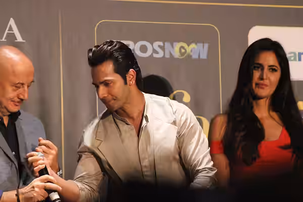 Anupam Kher, Varun Dhawan, Katrina Kaif - IIFA Day 1 - July 13, 2017 - International Indian Film Academy awards press conference (Sheraton Times Square) and Sto