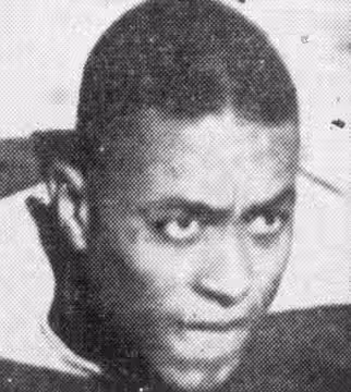 American football player Woody Strode (1943)