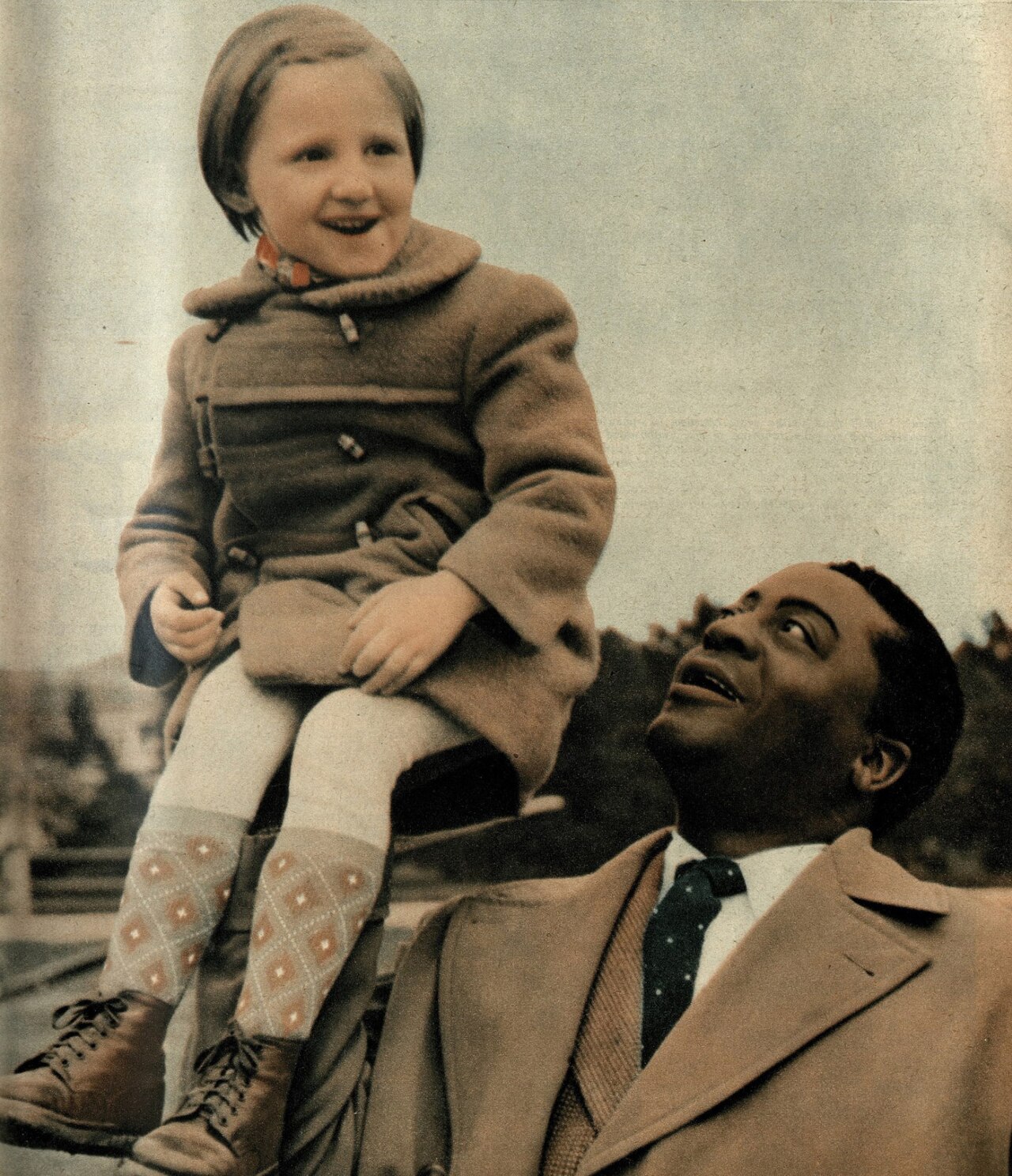John Kitzmiller in Ewelyne Wohlfeiler skupni portreti. 1956