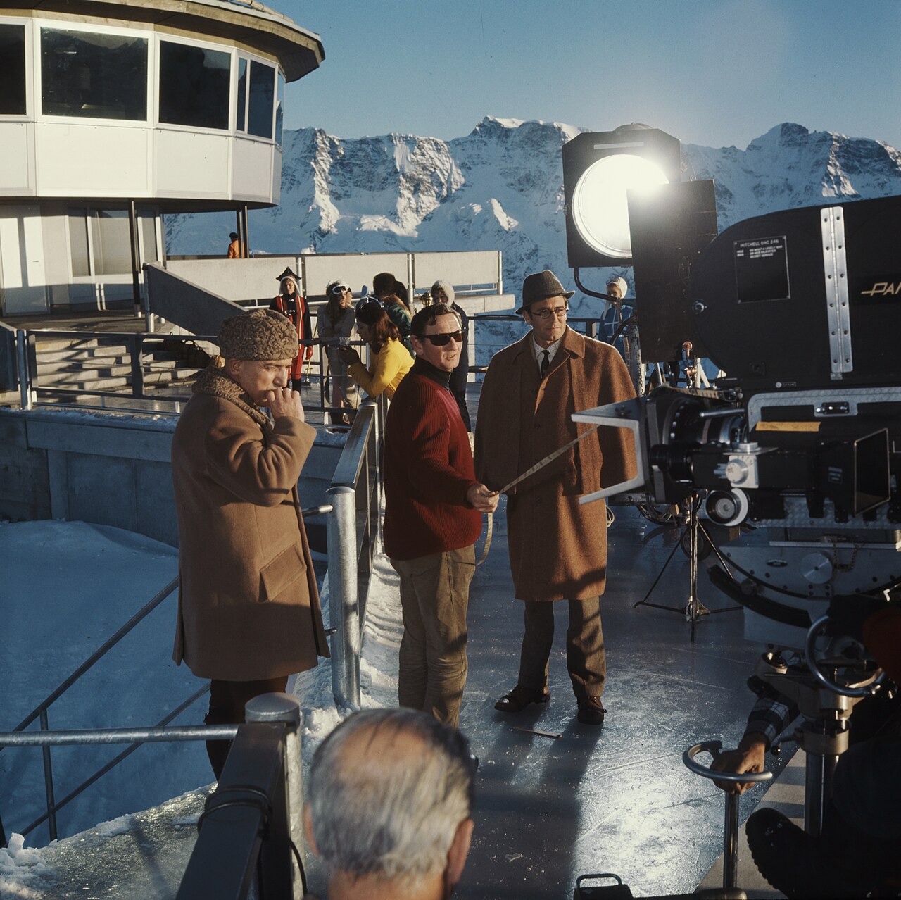 James Bond film "On Her Majesty's Secret Service": Schilthorn and rail (1968)