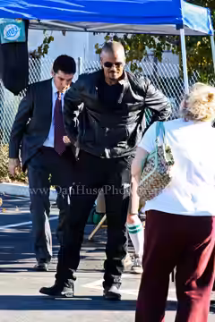 Filming of the TV show Criminal Minds in Simi Valley, California. (2010)