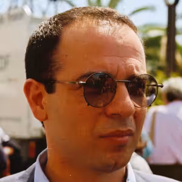Giuseppe Tornatore at the Cannes film festival (1994)