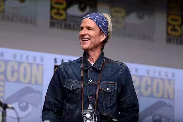 Matthew Modine speaking at the 2017 San Diego Comic Con International, for "Stranger Things", at the San Diego Convention Center in San Diego, California. Pleas